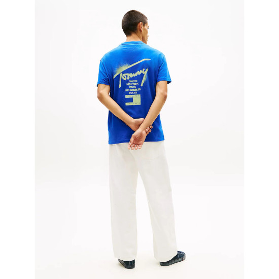 Tommy Hilfiger Ανδρική κοντομάνικη μπλούζα Signature Back Logo Jersey T-Shirt